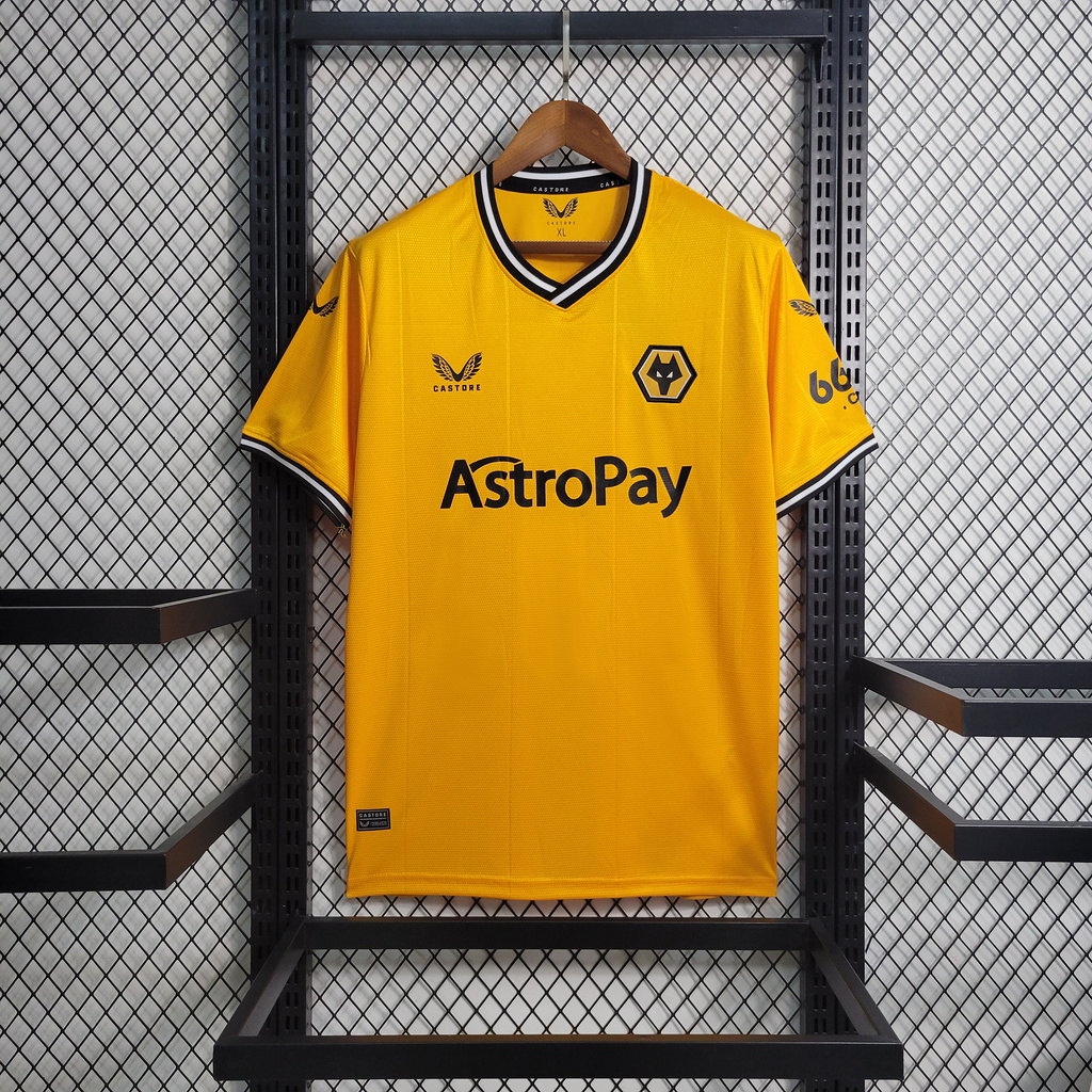 Wolverhampton Wanderers Wolves 23-24 Home Jersey - Fans Version